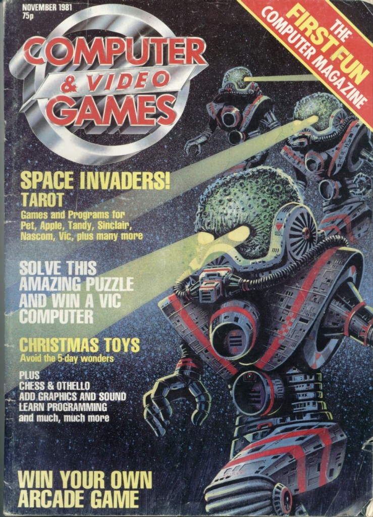 First ever issue of CVG and yes; that is Space Invaders in case you are wondering. 